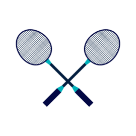 Badminton Racket Vector