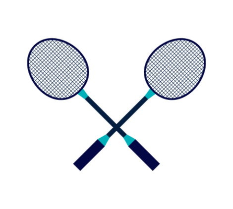 Badminton Racket Vector