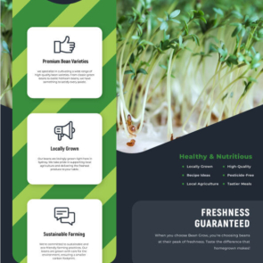 Beans Grow Green Flyer Design