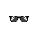 Black Sunglasses Vector Icon