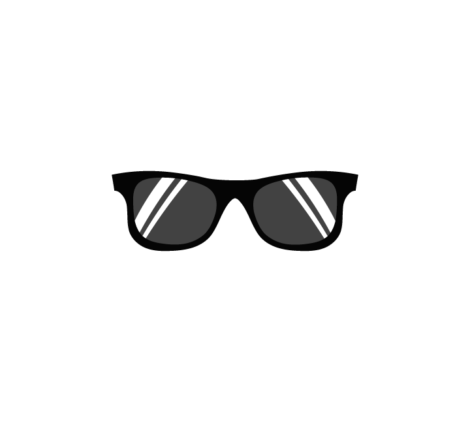 Black Sunglasses Vector Icon