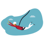 Bungee Jumping Vector