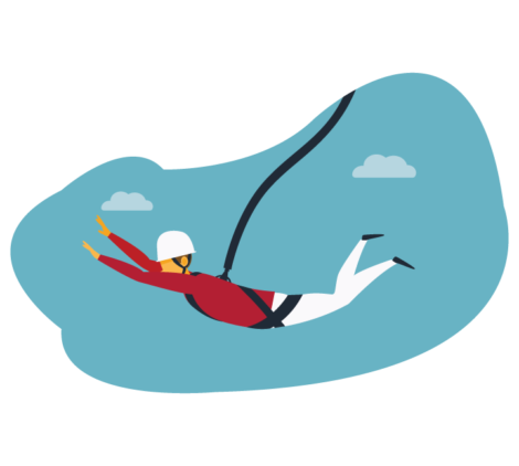 Bungee Jumping Vector