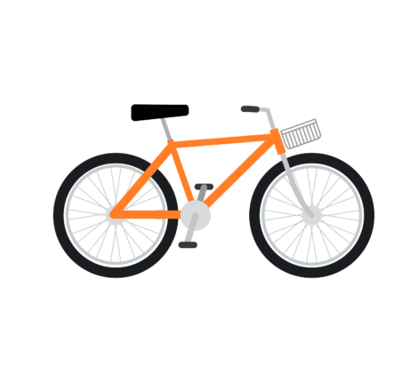 City Bicycle Vector