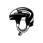 Classic Ice Hockey Helmet Vector
