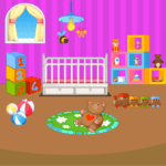 Colorful Baby Nursery Vector
