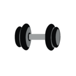 Dumbbell Vector Icon