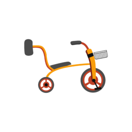 Folding Bicycle Vector