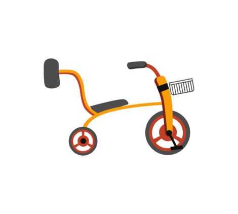Folding Bicycle Vector