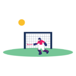 Goalkeeper Vector Illustration