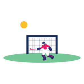 Goalkeeper Vector Illustration