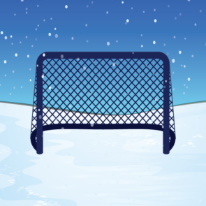 Ice Hockey Net Gate Vector