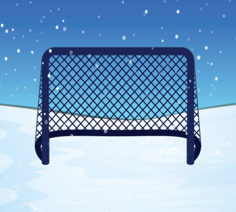 Ice Hockey Net Gate Vector
