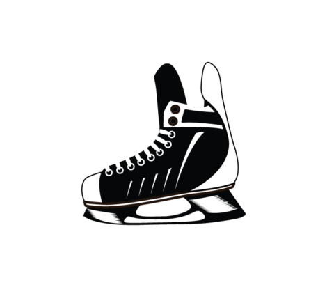 Ice Hockey Skating Shoes Vector