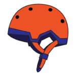 Ice Skating Helmet Vector