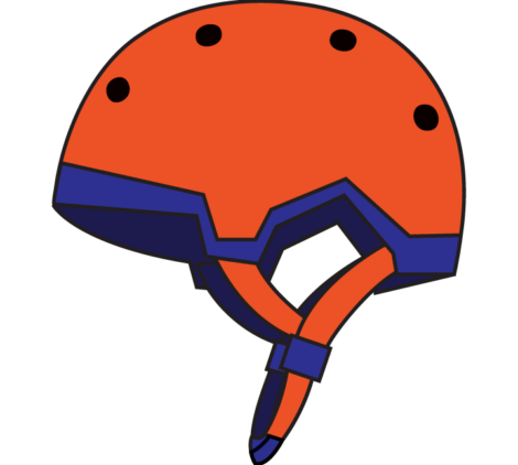 Ice Skating Helmet Vector