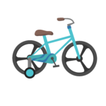 Kids Bicycle Vector