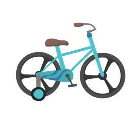 Kids Bicycle Vector