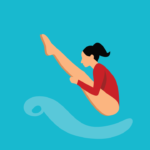 Pool Gymnastic Vector