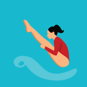 Pool Gymnastic Vector