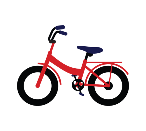Road Bicycle Vector Illustration
