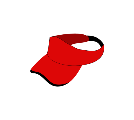 Sun Visor Cap Vector Illustration