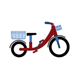 Utility Bicycle Vector