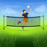 VolleyBall Player Playing Vector