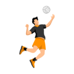 Volleyball Player Vector