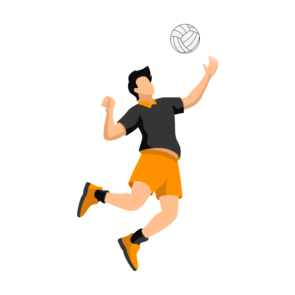 Volleyball Player Vector