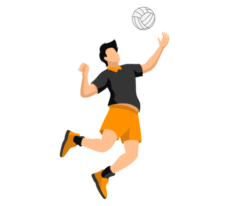 Volleyball Player Vector