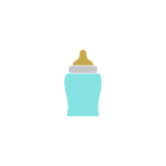 baby bottle vector