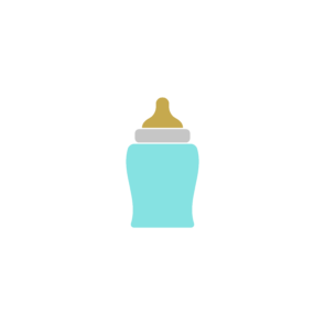 baby bottle vector