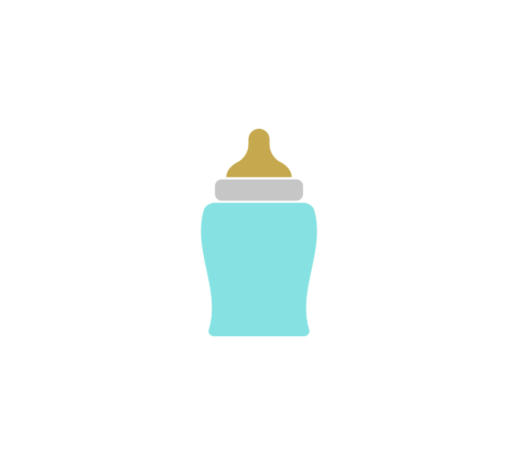 baby bottle vector