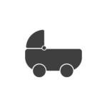 baby carriage icon