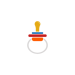 cute baby nipple icon
