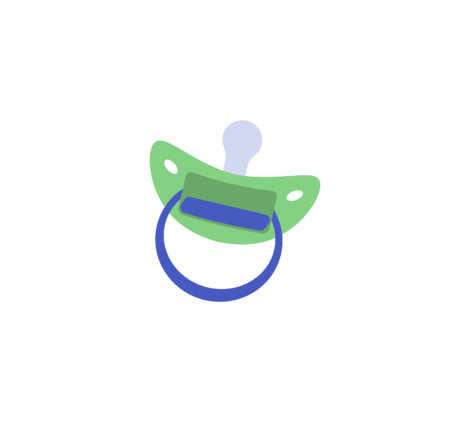 isometric style baby nipple vector