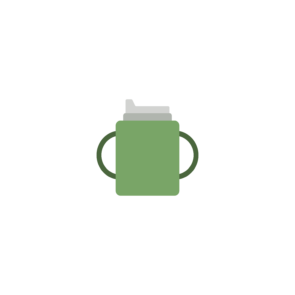toddler sippy cup vector