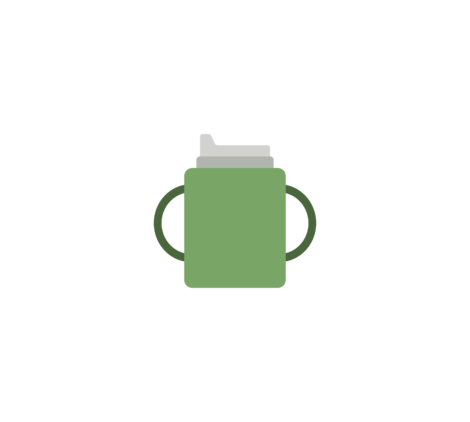 toddler sippy cup vector