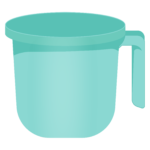 Bath Mug, bath, bug,bathroom, water, set-1