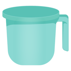 Bath Mug, bath, bug,bathroom, water, set-1