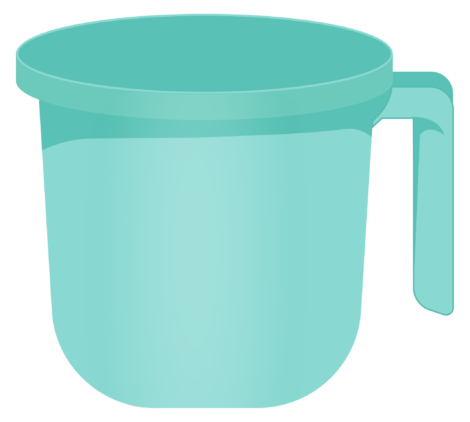 Bath Mug, bath, bug,bathroom, water, set-1