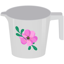 Bath Mug, bath, bug,bathroom, water, set-2