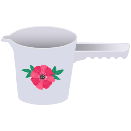 Bath Mug, bath, bug,bathroom, water, set-3