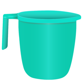 Bath Mug, bath, bug,bathroom, water, set-6