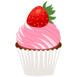 Cap Cake, cake, cup, cupcake, dessert, food, pink, sweet, strawberry-01