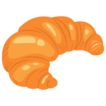 Croissant, croissant, pastry, bakery, french, bread-01