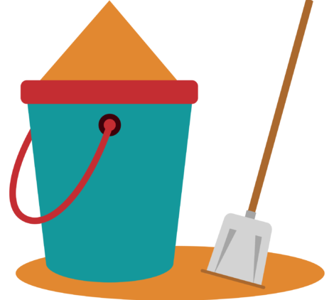 Sand Pail And Shovel, sand, pail, and, shovel, bucket, sandbox, play, fun, beach