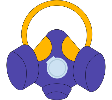 Air-purifying gas mask, respiratory protection, filtration mask, breathing safety gear, gas mask respirator-01