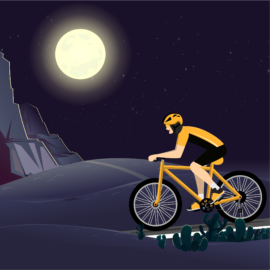 BMX, biking, desert night, girl power, extreme sports
